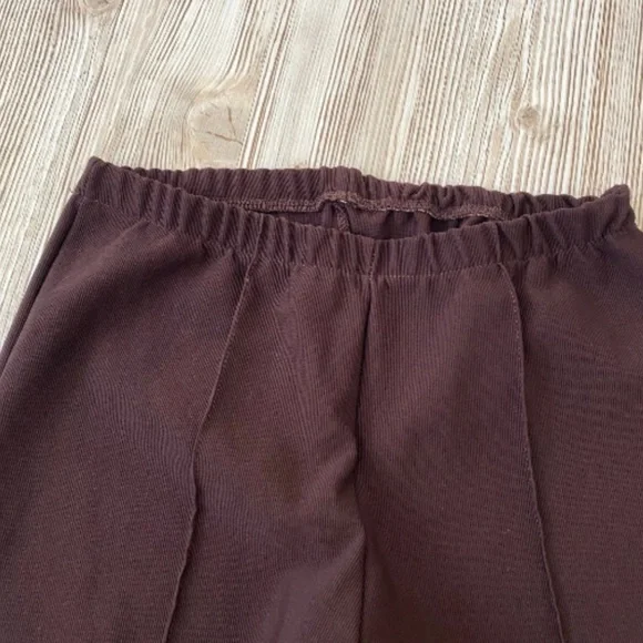 Women’s high rise brown straight leg pants size small - Picture 2 of 5